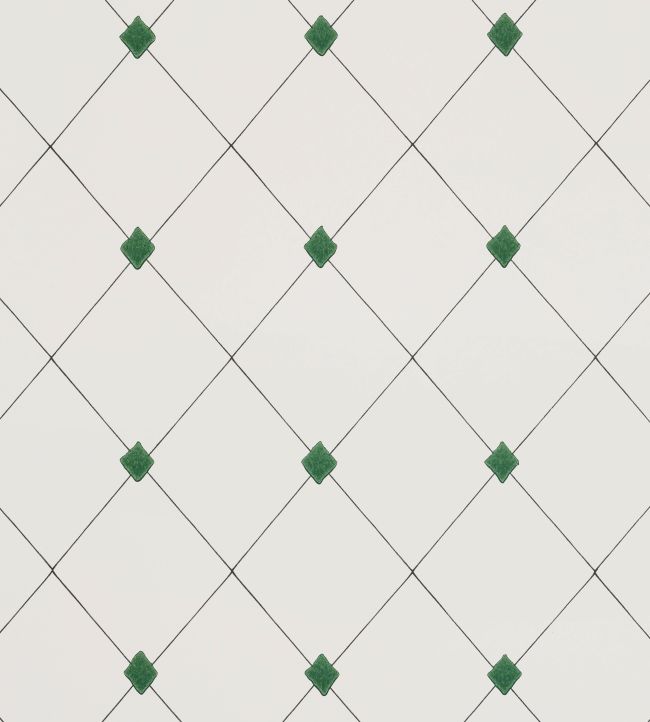 Diamond Trellis Wallpaper by Barneby Gates Green
