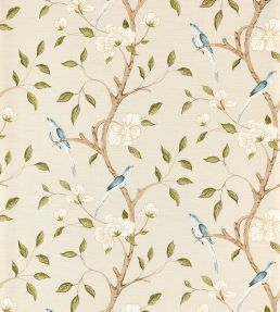 Eleonora Print Wallpaper in Evergreen by Zoffany | Jane Clayton