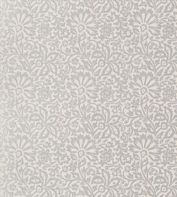 Flora Wallpaper by GP & J Baker in Silver | Jane Clayton