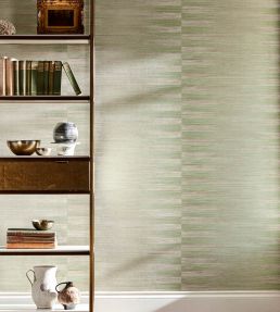 Kensington Grasscloth Wallpaper in Paris Grey by Zoffany | Jane Clayton