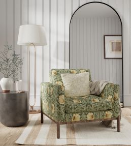 Pimpernel Fabric in Bayleaf / Manilla by Morris & Co | Jane Clayton