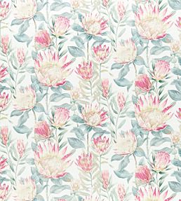 King Protea Fabric in Orchid/Grey by Sanderson | Jane Clayton